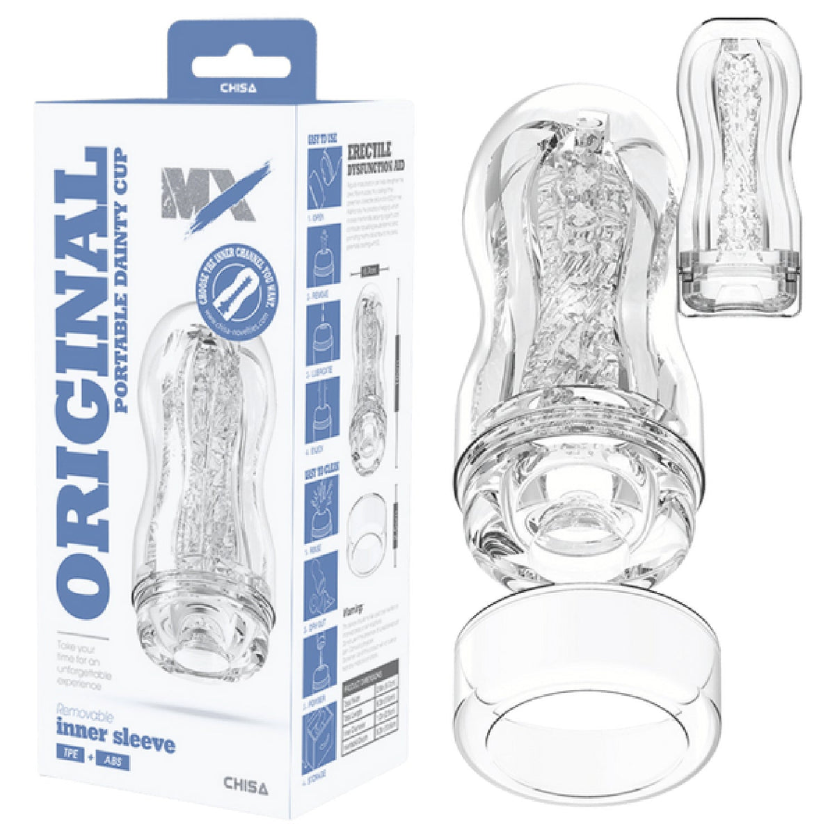 Original Portable Dainty Cup – Super-Soft Portable Cup 16cm > Sex Toys For Men > Masturbators Cup - Tophatter Daily Deals