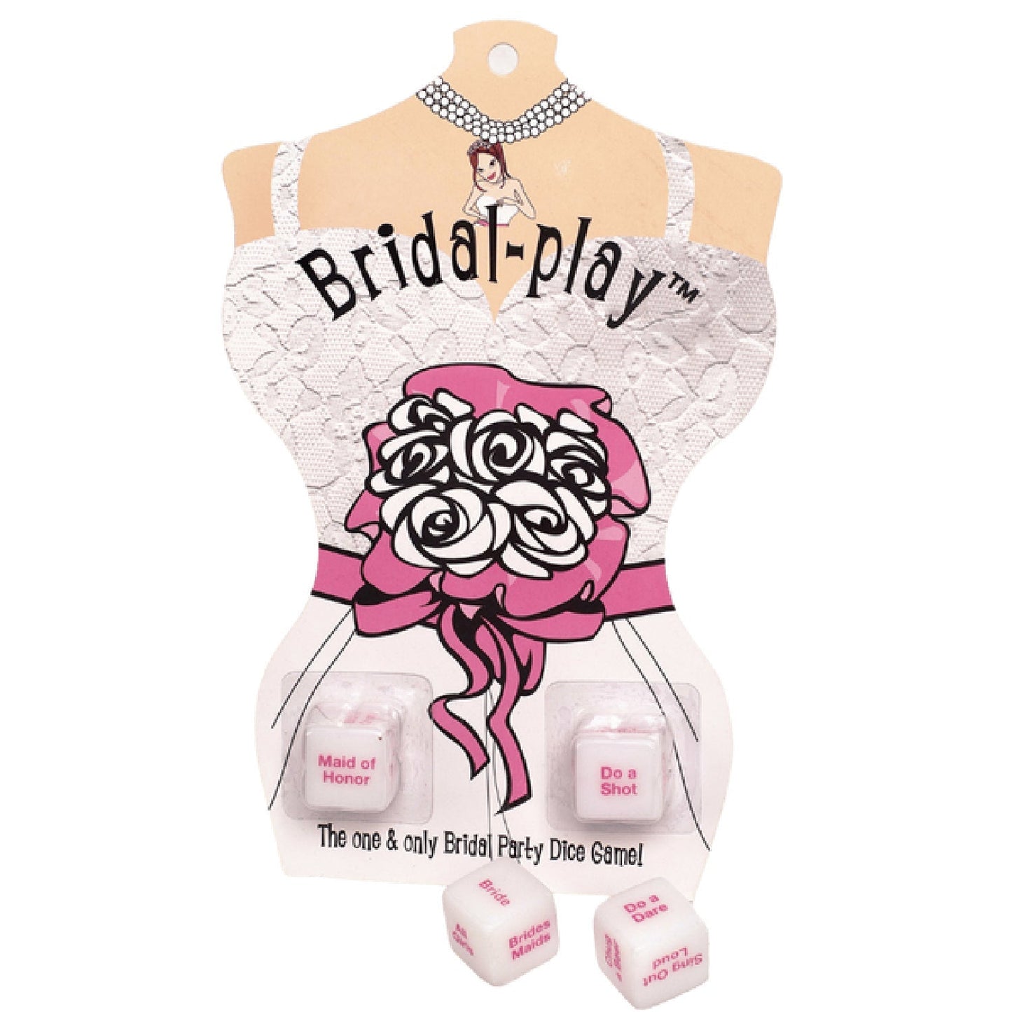 Bridal Play Dice – Game Accessories > Novelties > Bachelor & Bachelorette Items - Tophatter Daily Deals