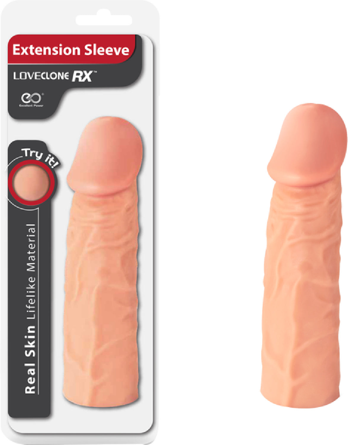 7 Inch Extension Sleeve – Lifelike Material Sleeve > Sex Toys For Men > Penis Sleeves - Tophatter Daily Deals
