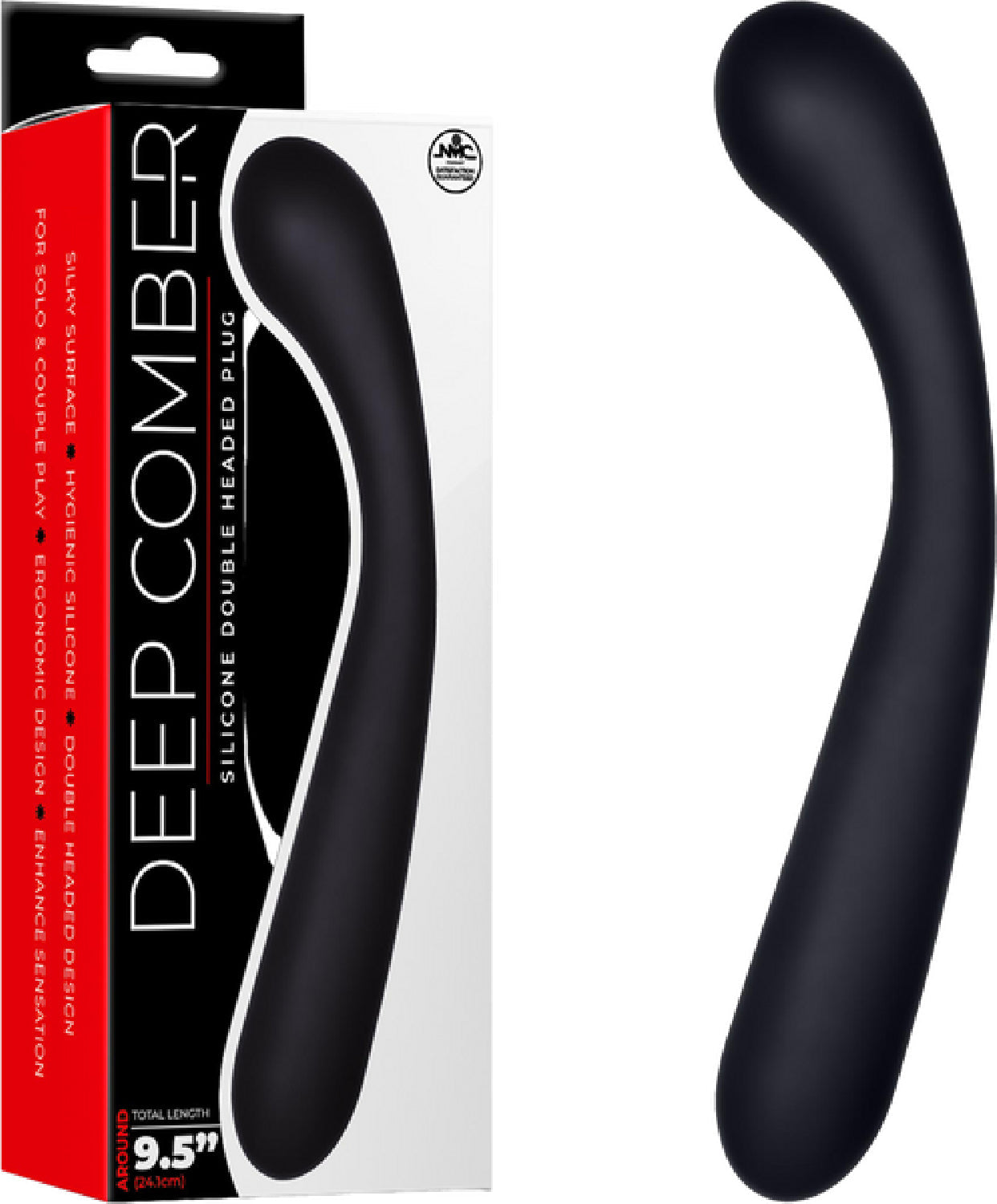 Deep Comber – Double Headed Ergonomic Silicone Vibrator 9.5 Inch Length > Vibrators > Standard Vibrators - Tophatter Daily Deals