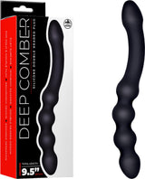 Deep Comber Ribbed – Double-Headed Ergonomic Silicone Dildo 9.5 Inch > Dildos > Neutral Dildos - Tophatter Daily Deals
