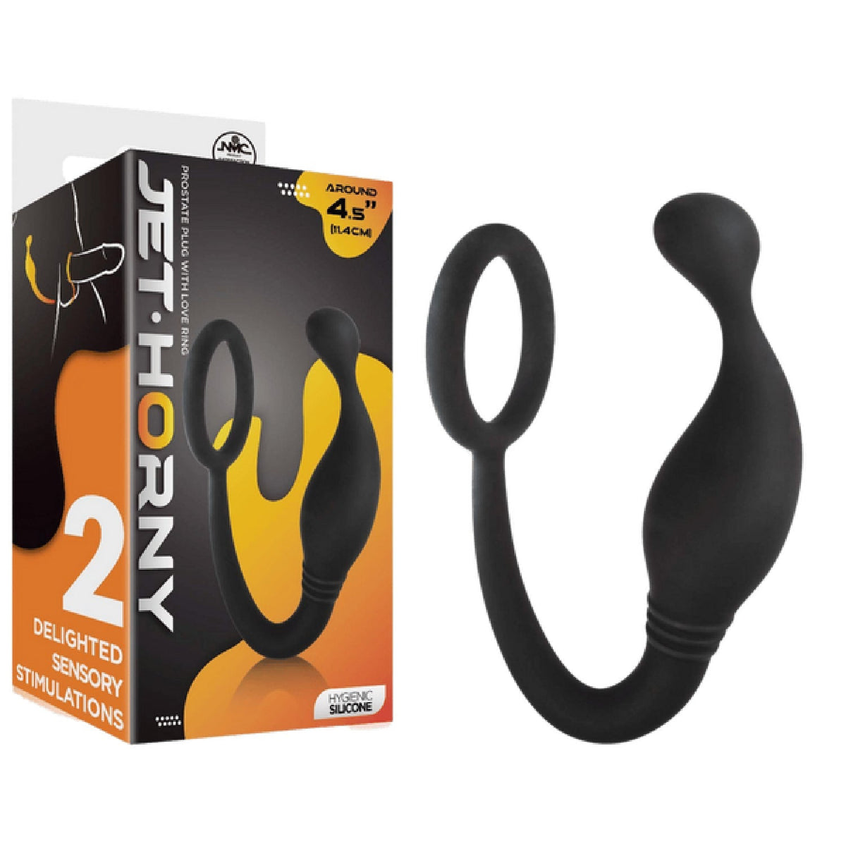 Prostate Plug With Love Ring – Hygienic Silicone 4.5 Inch Prostate Plug > Anal Range > Prostate Plugs - Tophatter Daily Deals