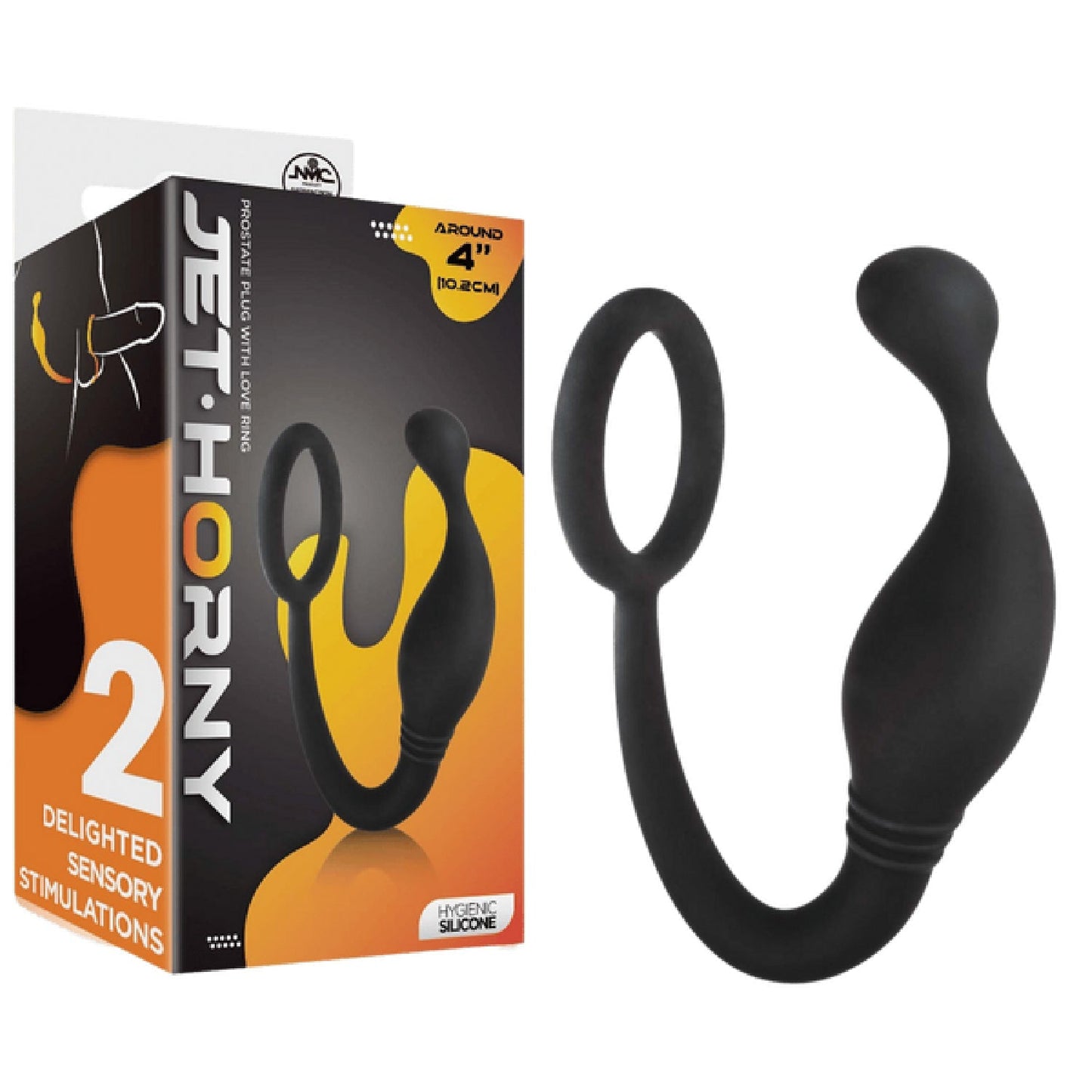 Prostate Plug with Love Ring – 4 Inch Hygienic Silicone Butt Plug > Anal Range > Prostate Plugs - Tophatter Daily Deals