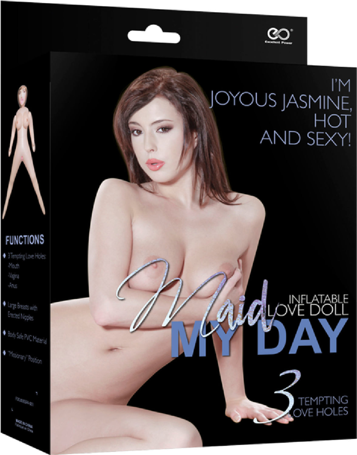 Joyous Jasmine – Body-Safe PVC Love Doll with Three Love Holes and Large Breasts > Sex Toys > Sex Dolls > Novelty Inflatables - Tophatter Daily Deals