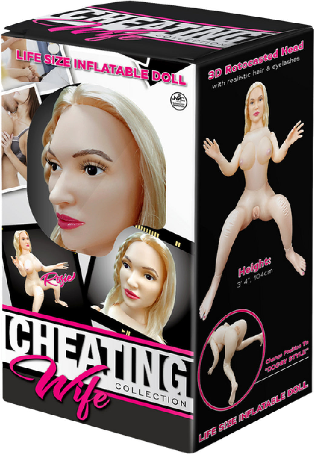 Rosie Inflatable Doll – Life Size 3'4 Height Realistic Haie And Eyelashes Position Doggie Style > Sex Toys > Sex Dolls > Inflatable - Tophatter Daily Deals