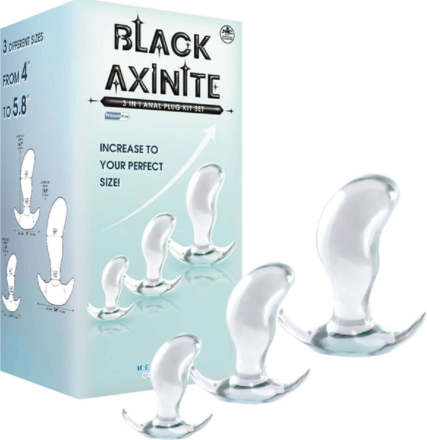 Anal Plug Kit Set - High Transparent TPE Material > Anal Range > Butt Plug Kits - Tophatter Daily Deals