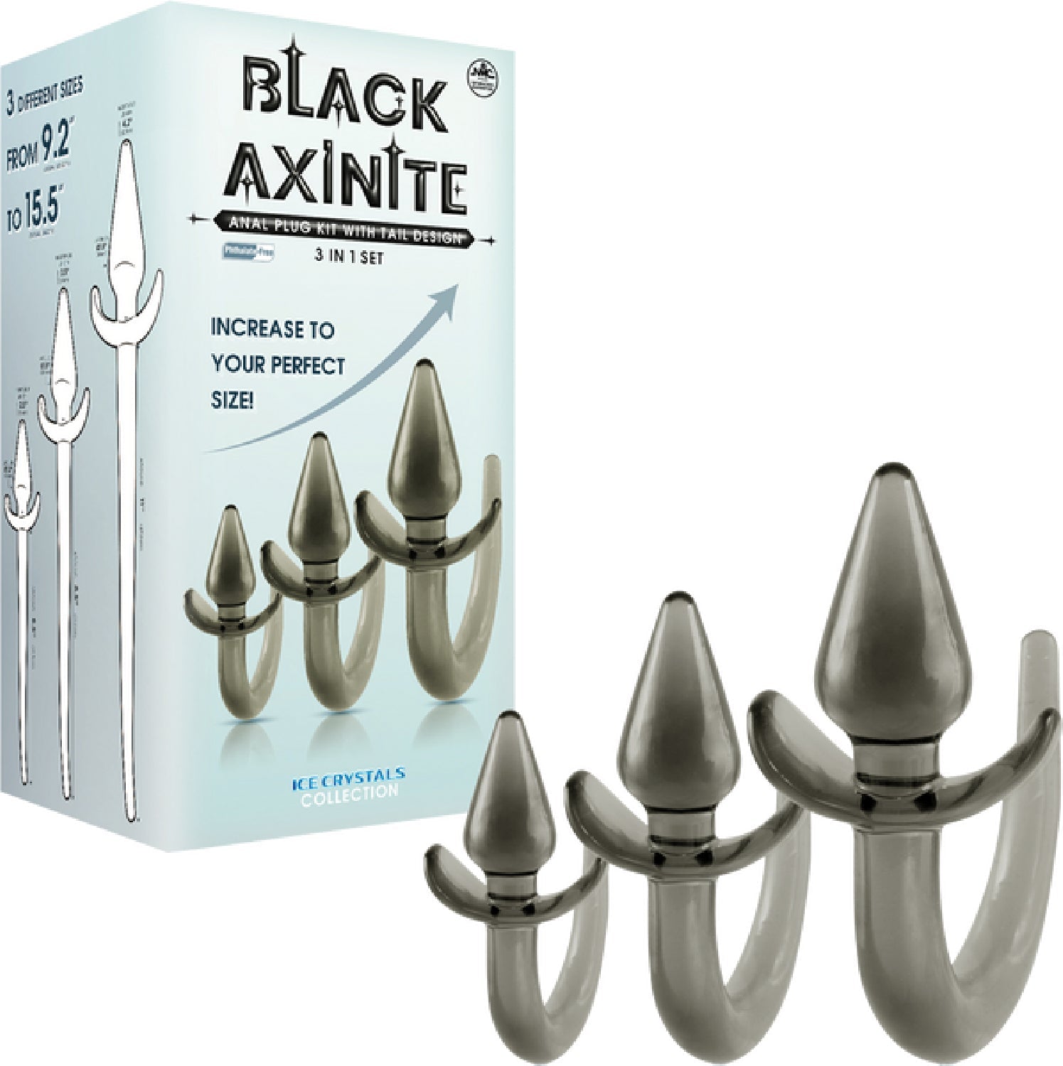 3 in 1 Anal Plug Kit – Flexible Hygienic Plug with Tail > Anal Range > Tail Butt Plugs - Tophatter Daily Deals