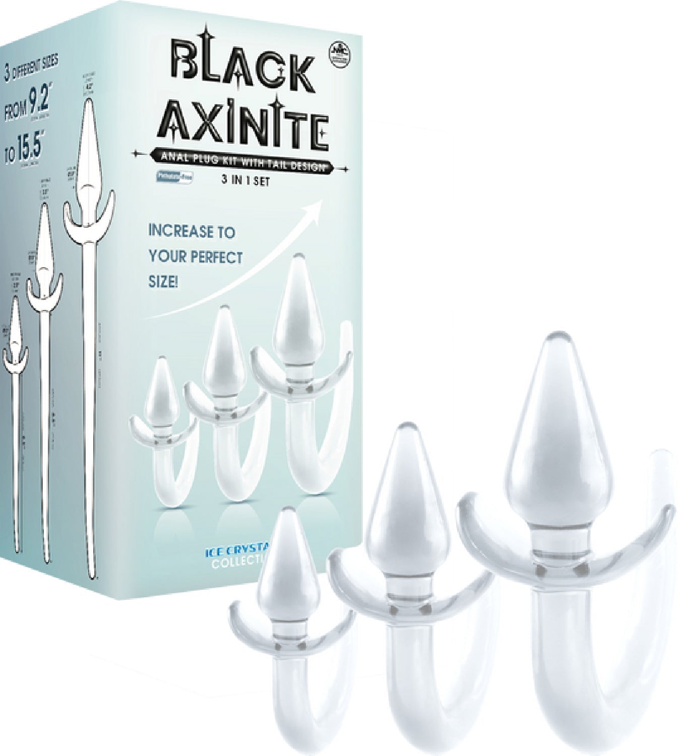 3 in 1 Anal Plug Kit – Flexible Hygienic Plug with Tail > Anal Range > Tail Butt Plugs - Tophatter Daily Deals