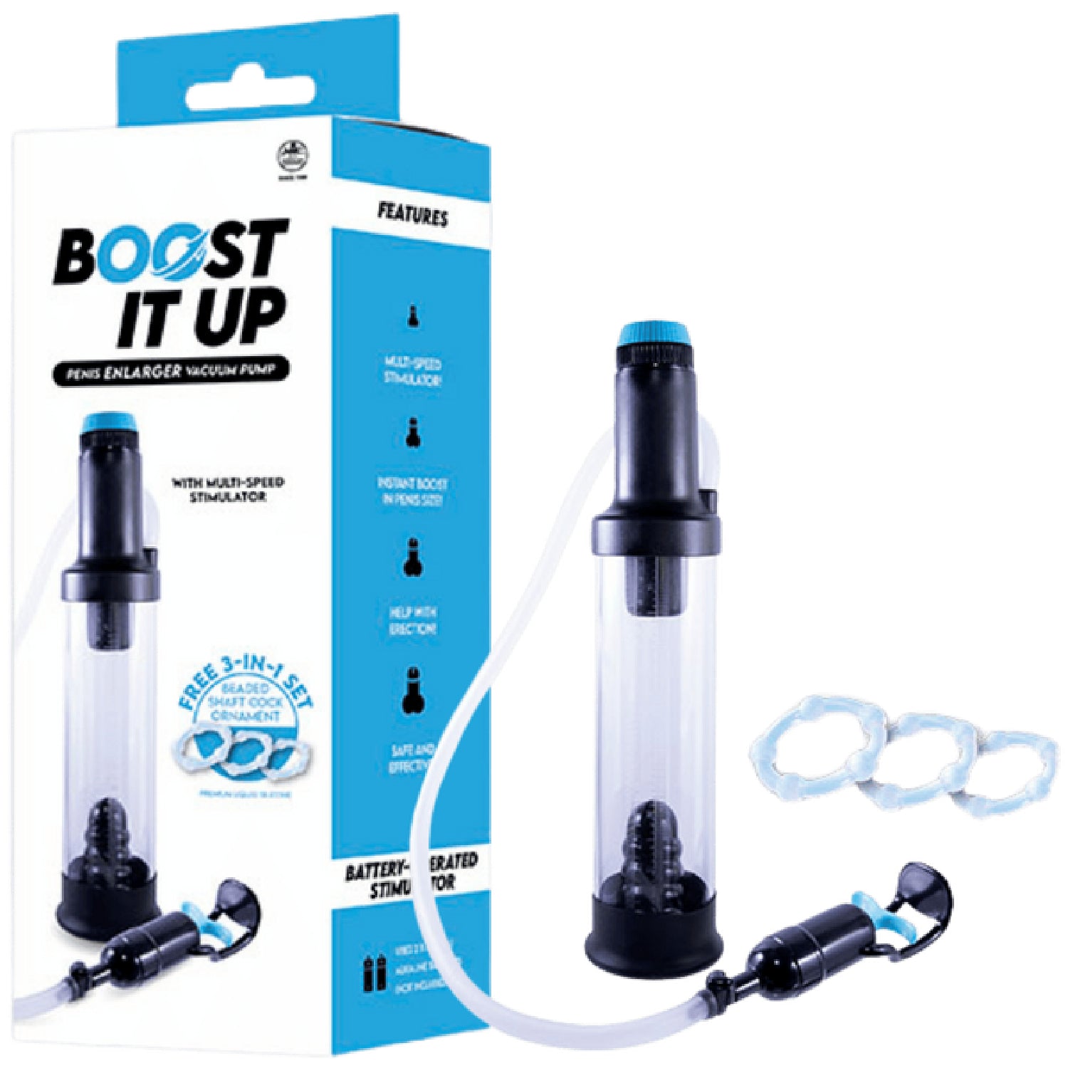 Boost Penis Enlarger Vacuum Pump - Multi Speed > Pumps > Penis Pumps - Tophatter Daily Deals