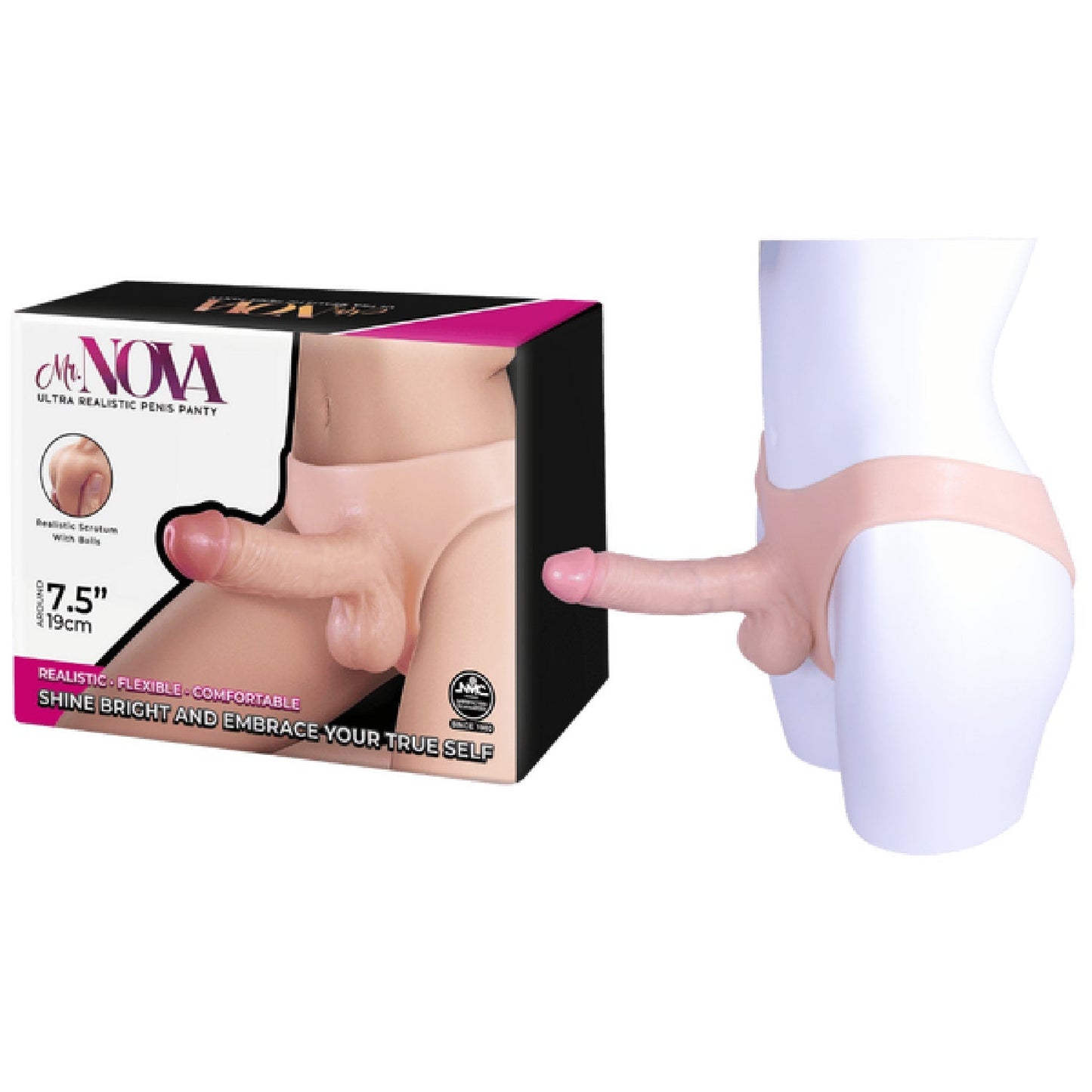 Ultra Realistic 7.5 Inch Penis Panty – Flexible Comfortable Penis Panty > Gender > Bodyforms - Tophatter Daily Deals