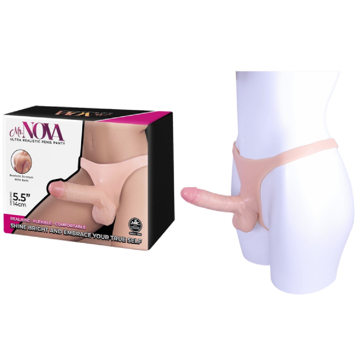 Ultra Realistic 5.5 Inch Penis Panty – Flexible Comfortable Penis Panty > Gender > Bodyforms - Tophatter Daily Deals