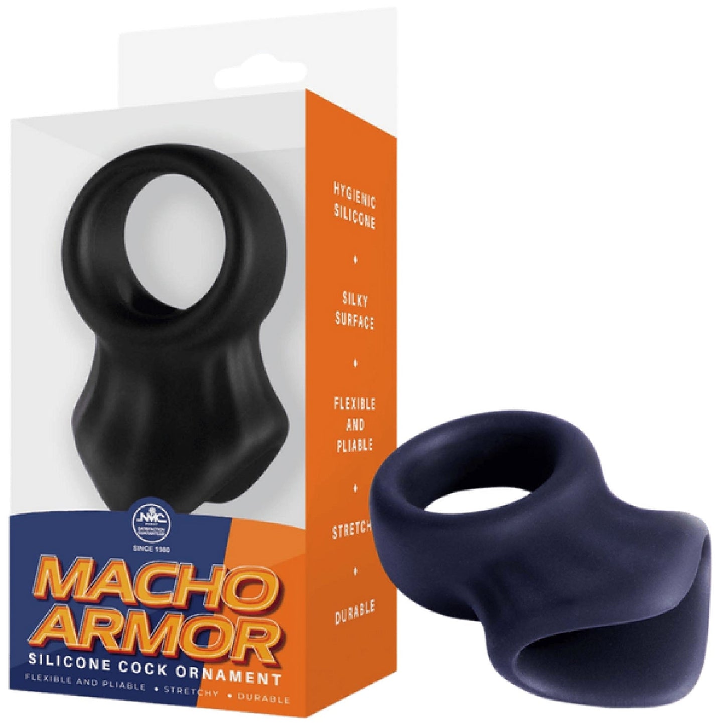 Silicone Cock and Ball Ring – Flexible Durable Hygienic Silicone Ring > Cock Ring > Sling - Tophatter Daily Deals