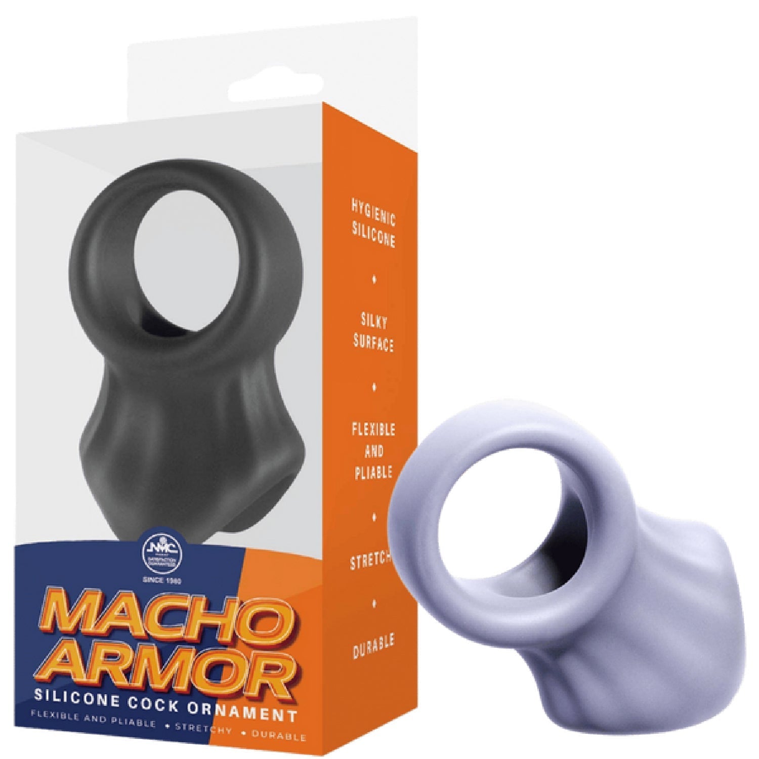 Silicone Cock and Ball Ring – Flexible Durable Hygienic Silicone Ring > Cock Ring > Sling - Tophatter Daily Deals