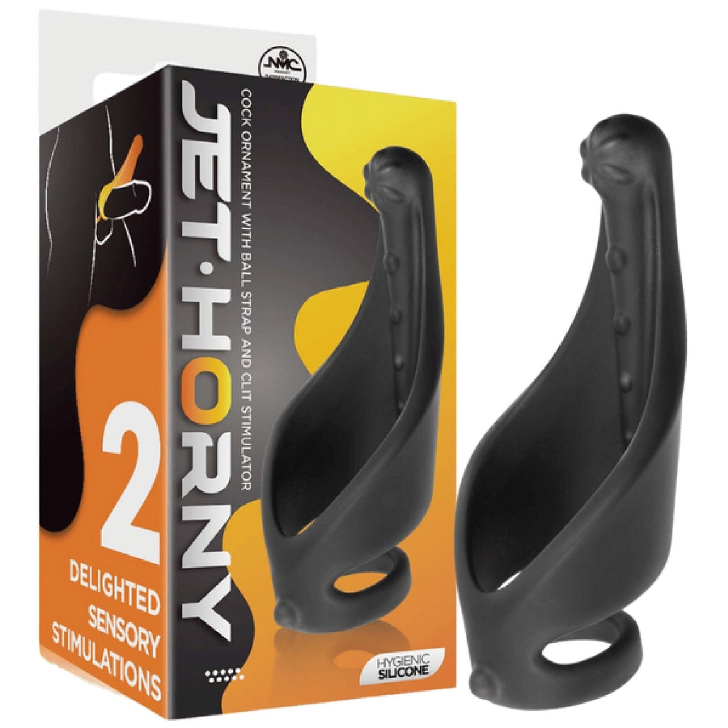 Cock Ring with Ball Strap and Clit Stimulator – Strap-On Cock Ring > Sex Toys > Couples Toys - Tophatter Daily Deals