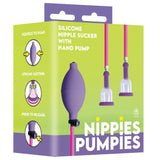 Nippies Pumpies – Silicone Nipple Sucker with 51.6cm Hose Pump > Sex Toys > Nipple Suckers - Tophatter Daily Deals
