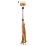 Flogger Diamond Covered Handle 44.5cm – Leather Flogger > Bondage Gear > Whips & Floggers - Tophatter Daily Deals