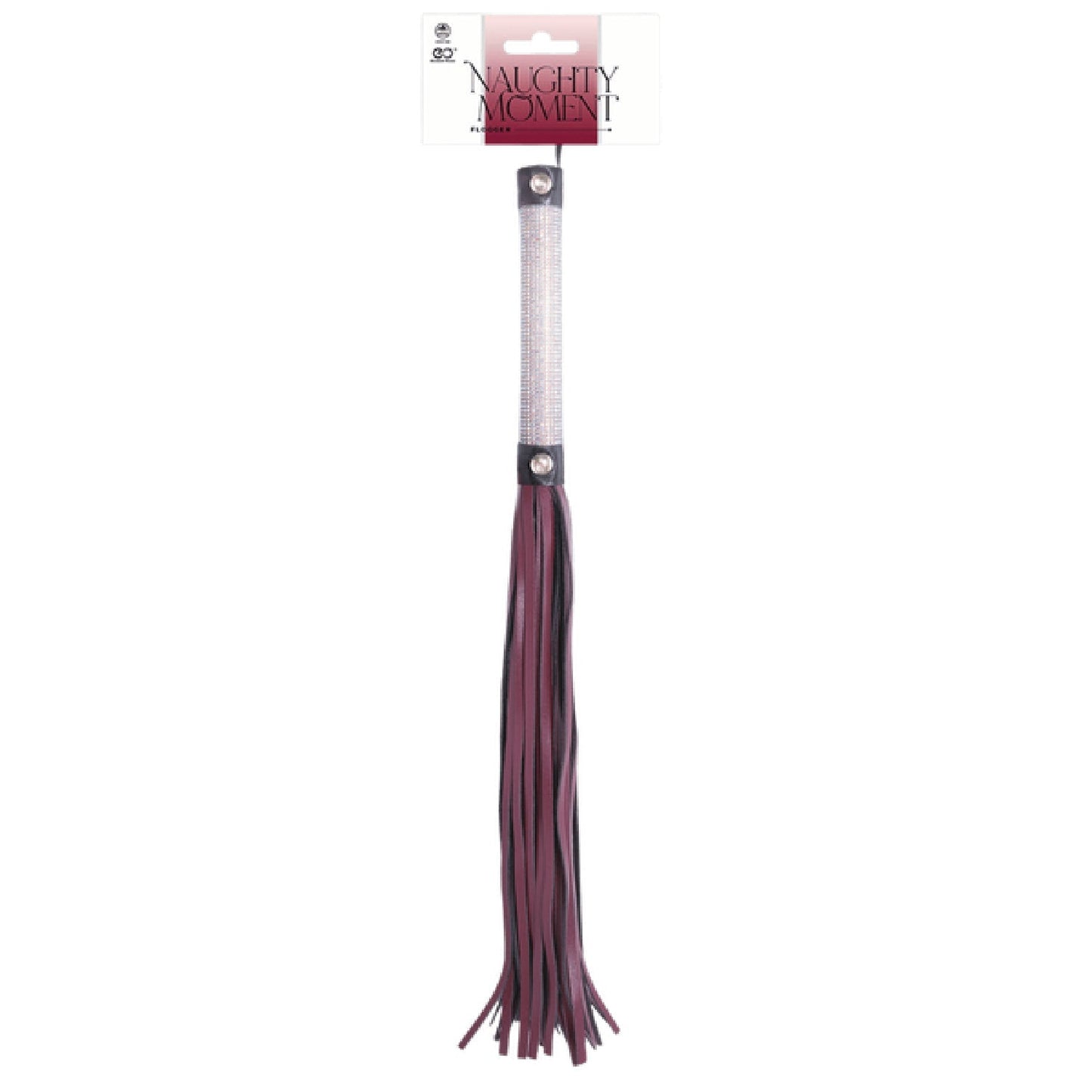 Flogger Diamond Covered Handle 44.5cm – Leather Flogger > Bondage Gear > Whips & Floggers - Tophatter Daily Deals