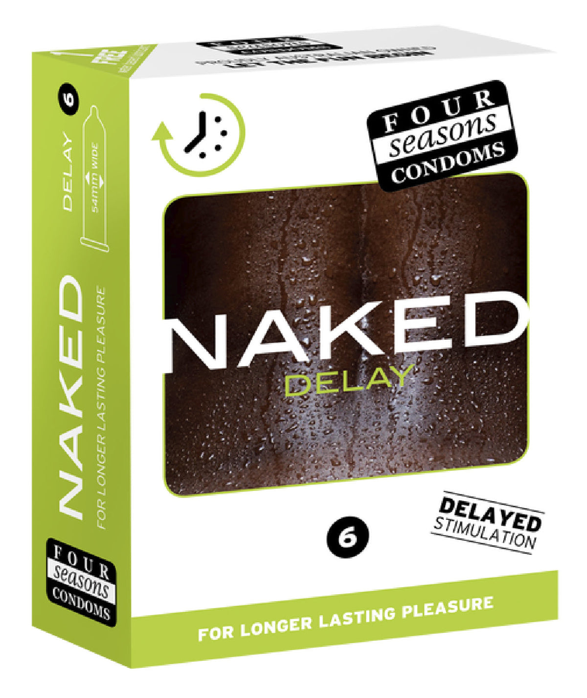 Four Seasons Naked Delay Condom - 6 Pack > Essentials > Condoms - Tophatter Daily Deals