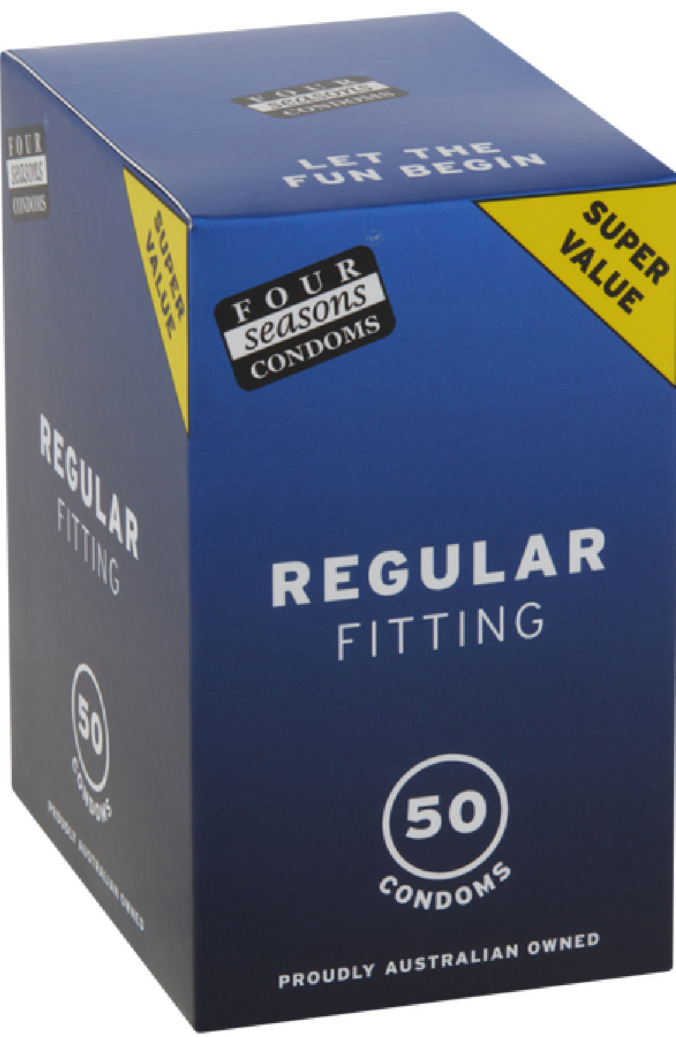 Four Seasons Regular Condoms – 54mm Lubricated Condoms 50 Pack > Essentials > Condoms - Tophatter Daily Deals