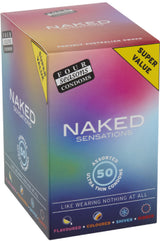 Four Seasons Naked Sensations – Ultra Sensitive Lubricated Condoms - Assorted 50 Pack > Essentials > Condoms - Tophatter Daily Deals