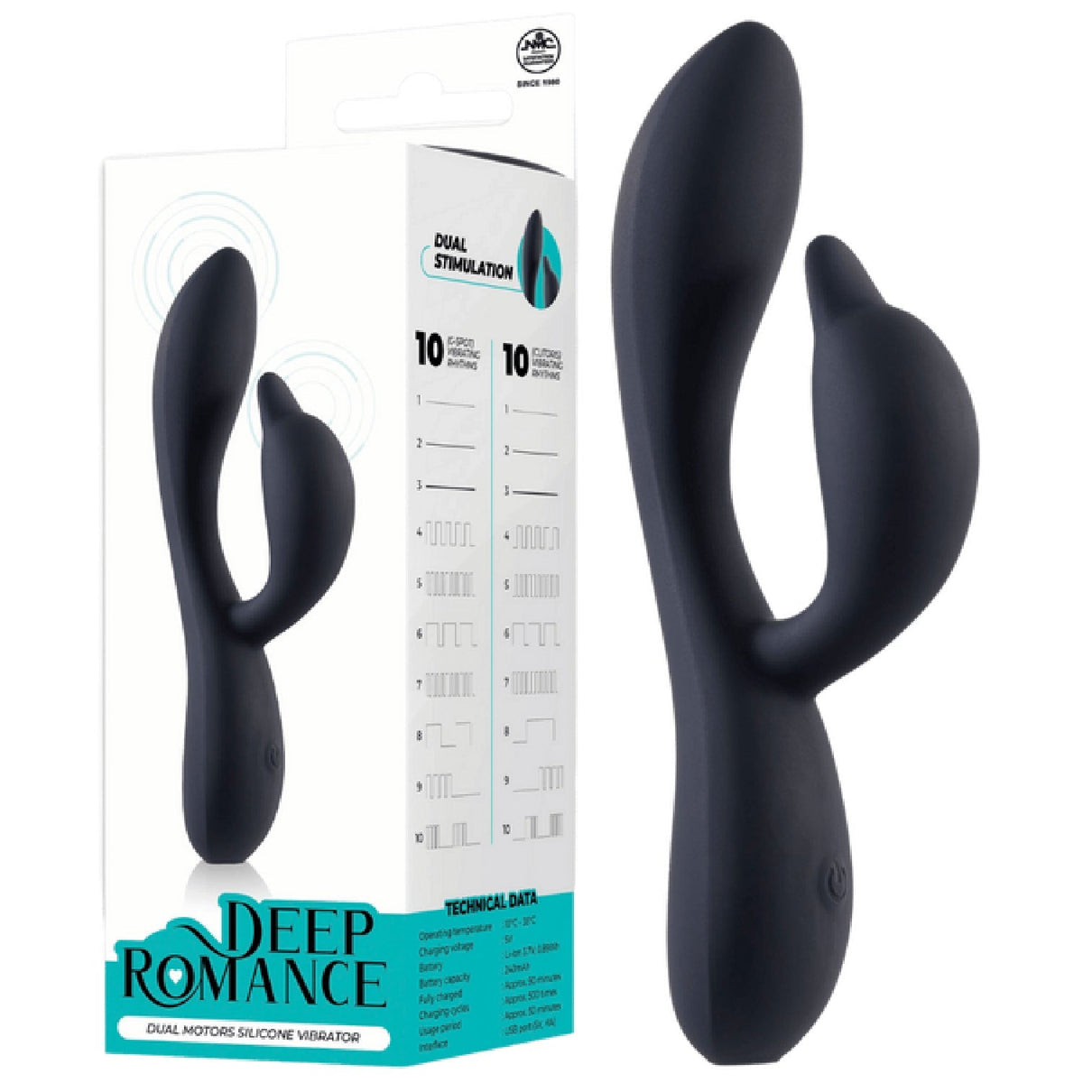 Dual Motor Silicone Vibrator – Splash Proof 5.8 Inch Rechargeable Vibrator > Vibrators > Ladies > Rabbit - Tophatter Daily Deals