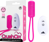 Crush On - Wireless Remote Vibrating Bullet – USB Rechargeable Silicone Bullet Vibrator > Vibrators > Mini Vibrators - Tophatter Daily Deals