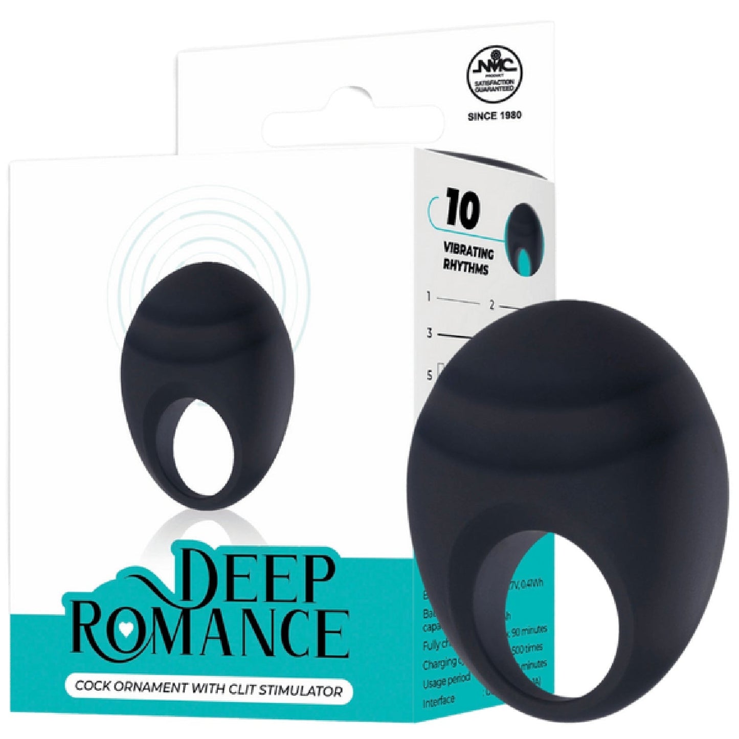 Cock Ring with Clit Stimulator – Splash-Proof Rechargeable Vibrator 3 Inch > Sex Toys > Couples Toys - Tophatter Daily Deals