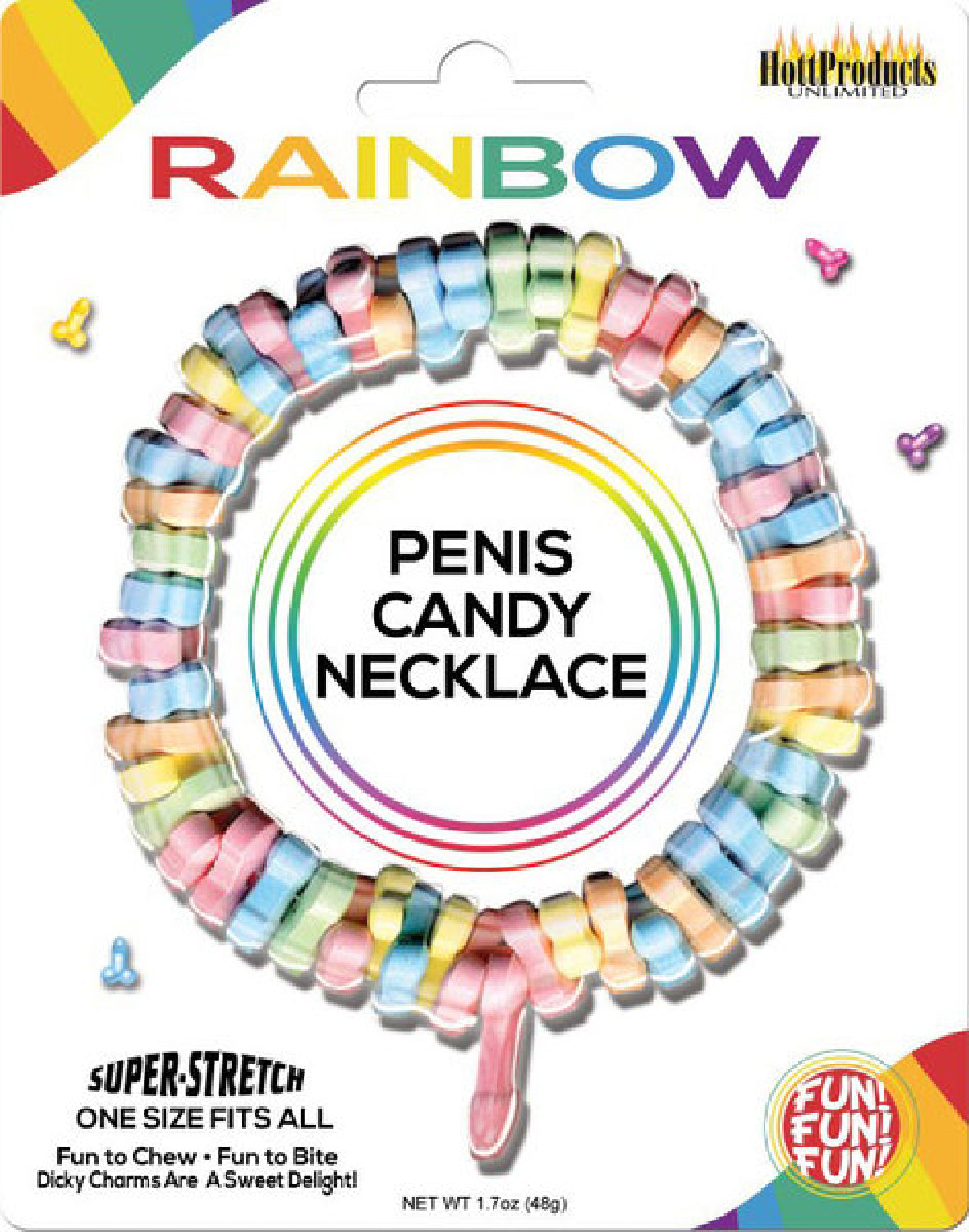 Dicky Carms Necklace – Multi-Flavored Edible Candy Charm Necklace > Novelties > Candy & Edible Items - Tophatter Daily Deals