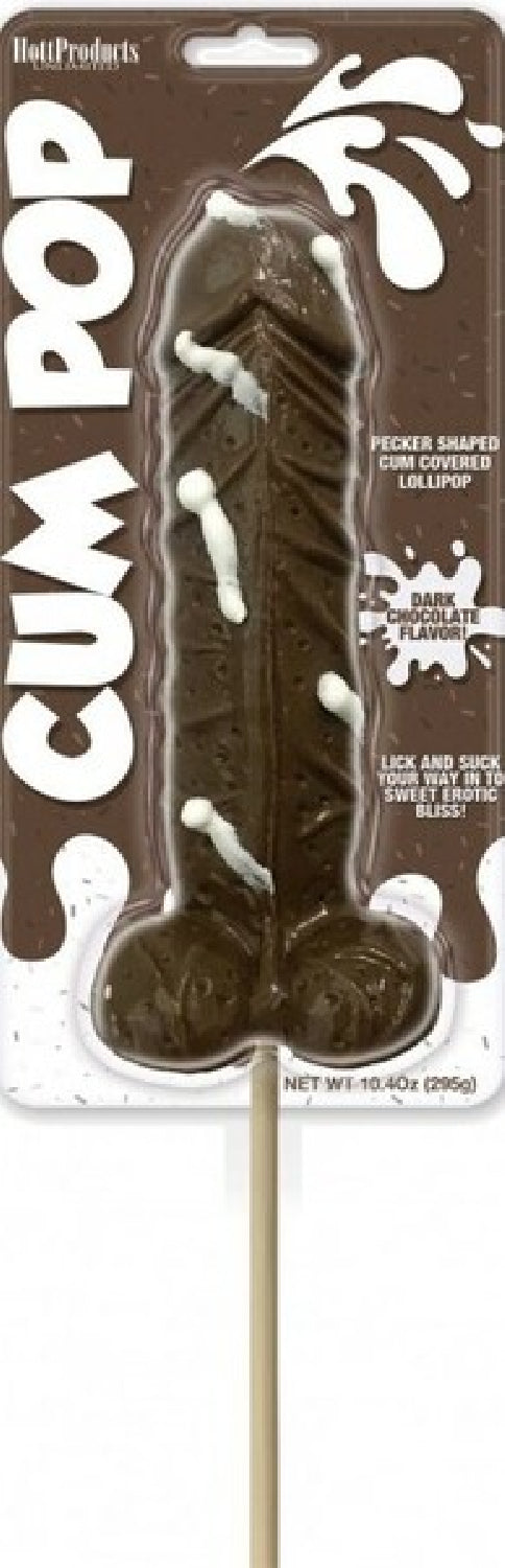 Cum Pops Dark Chocolate – Pecker Shaped Chocolate Lollipop > Novelties > Candy & Edible Items - Tophatter Daily Deals