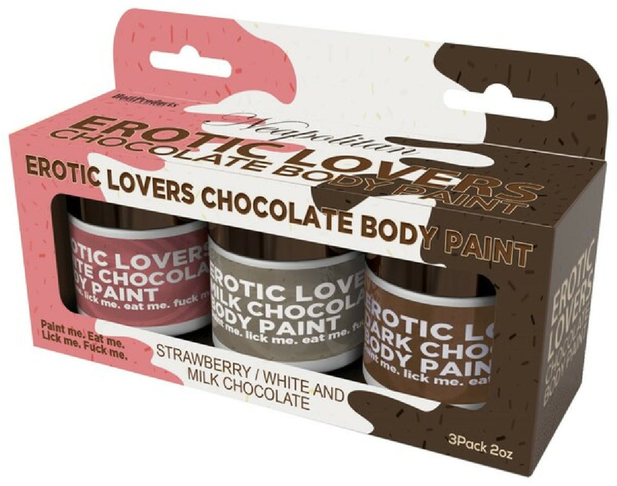 Chocolate Lovers Neapolitan – Assorted Flavours Edible Body Paints Set > Essentials > Bath & Body - Tophatter Daily Deals