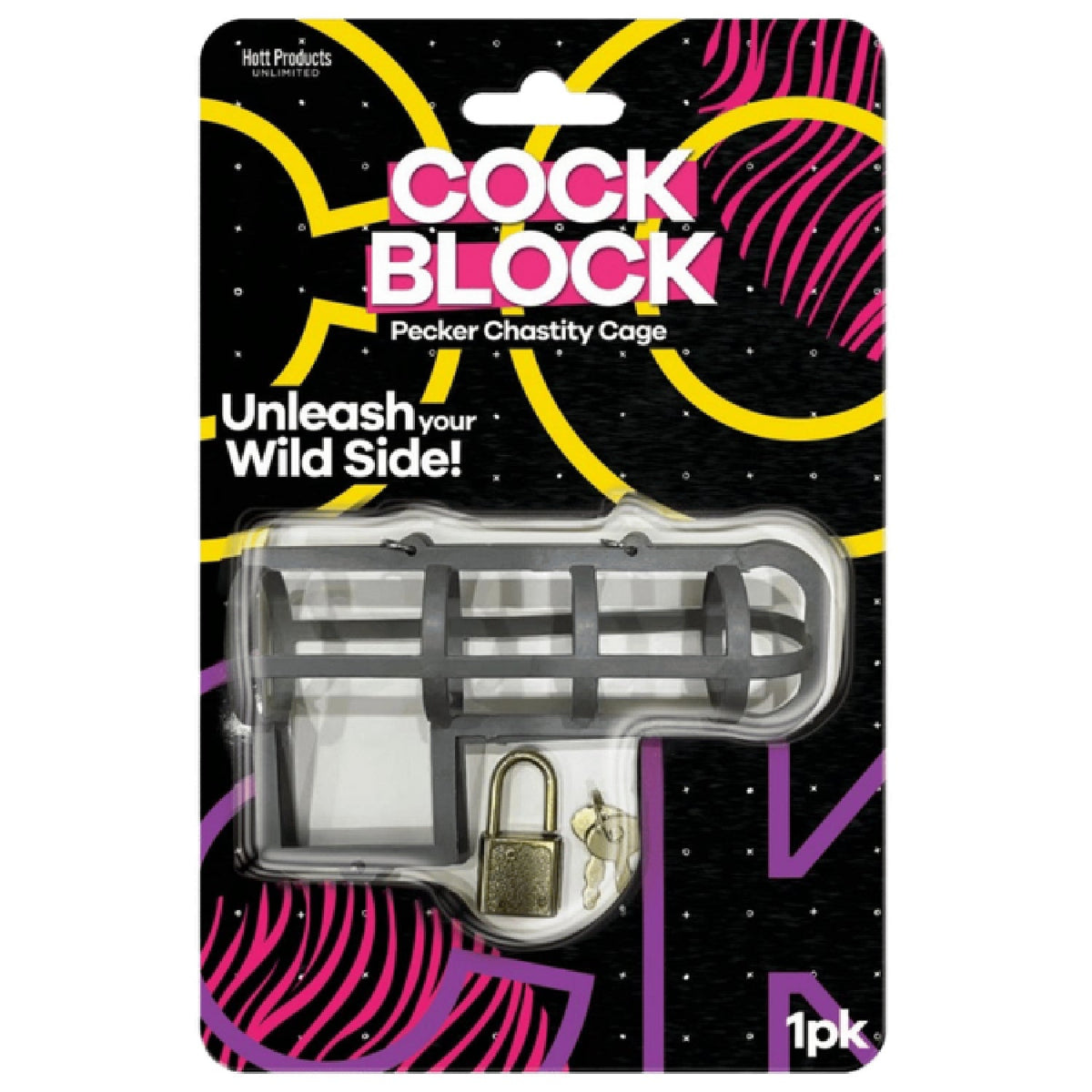 Cock Block – Adjustable Lockable Male Chastity Device with Master Lock and Key > Novelties > Gag Gifts - Tophatter Daily Deals