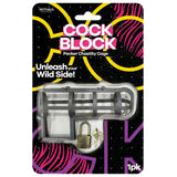 Cock Block – Adjustable Lockable Male Chastity Device with Master Lock and Key > Novelties > Gag Gifts - Tophatter Daily Deals