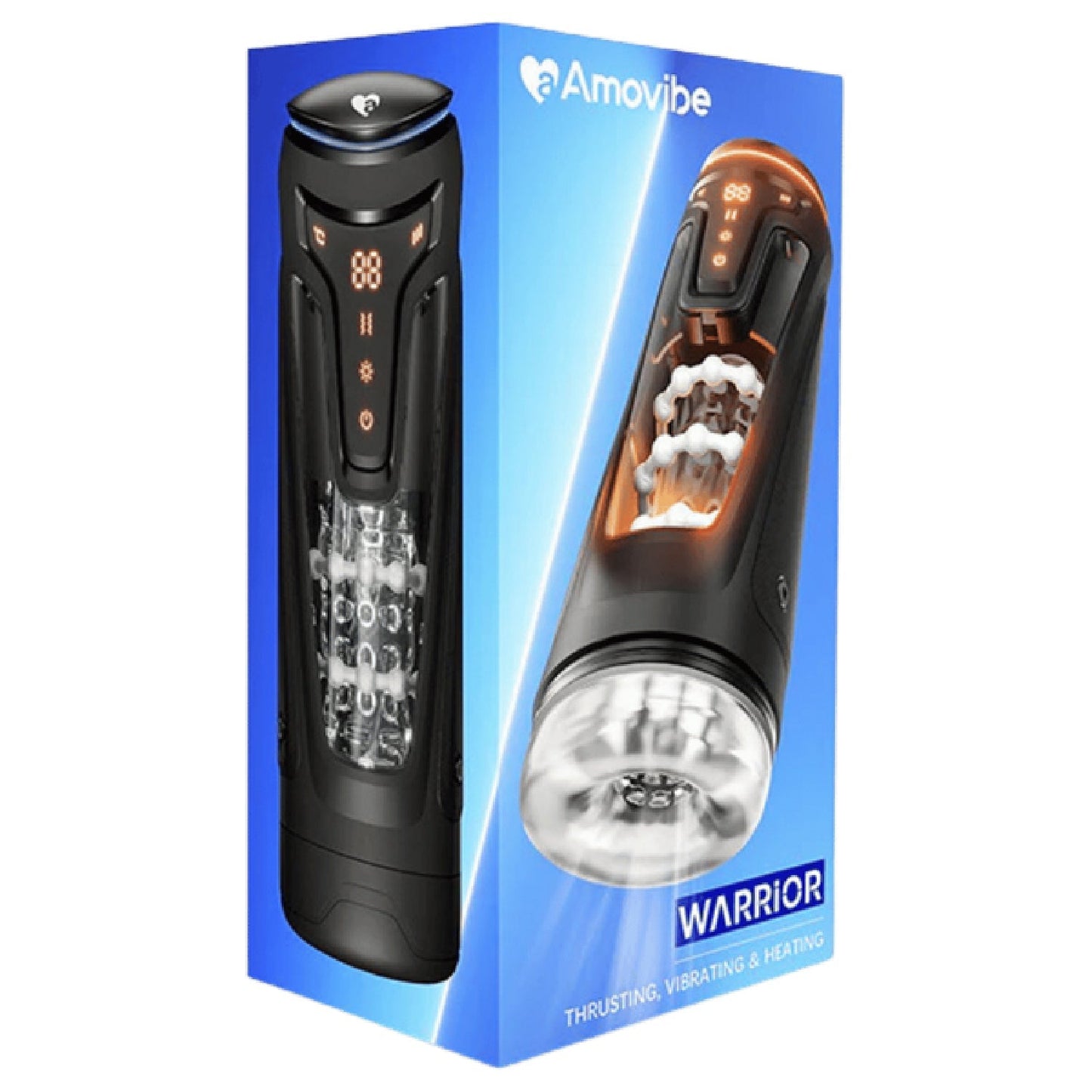 Warrior Heartbeat Nexus Ecstasy – Heated Thrusting Male Masturbator with Vibrations > Sex Toys For Men > Masturbators > Vibrating - Tophatter Daily Deals