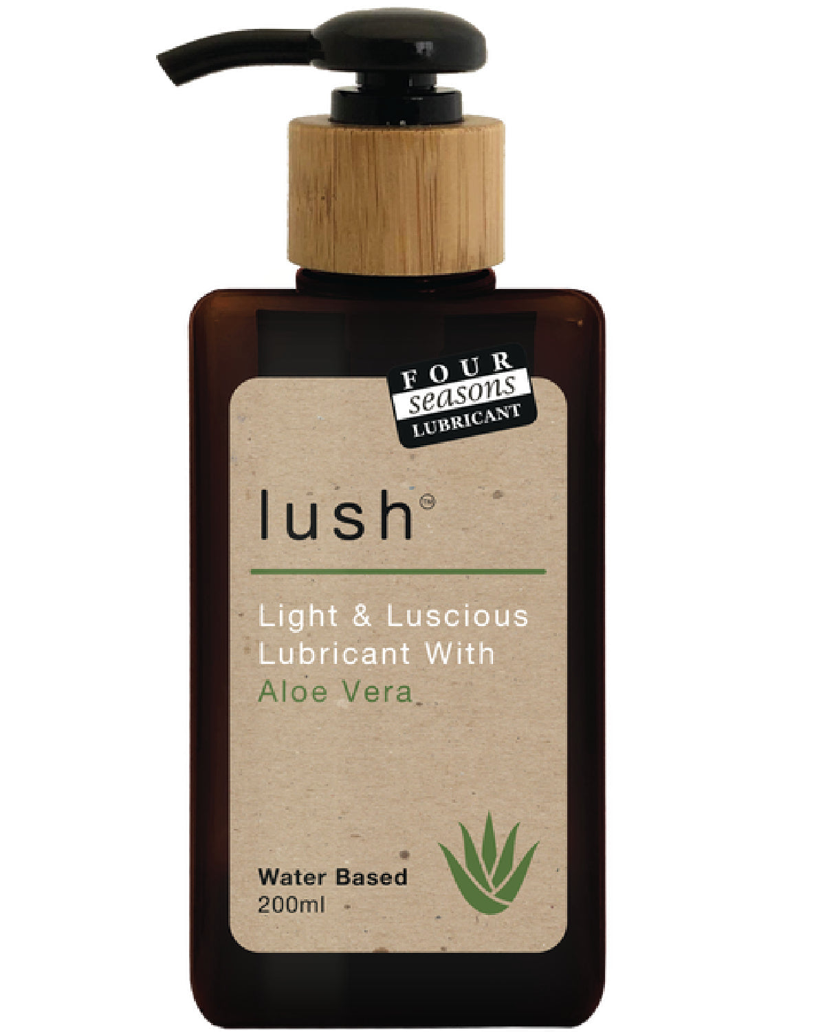 Four Seasons Lush Aloe Vera Lubricant 200ml > Lube > Water Based - Tophatter Daily Deals