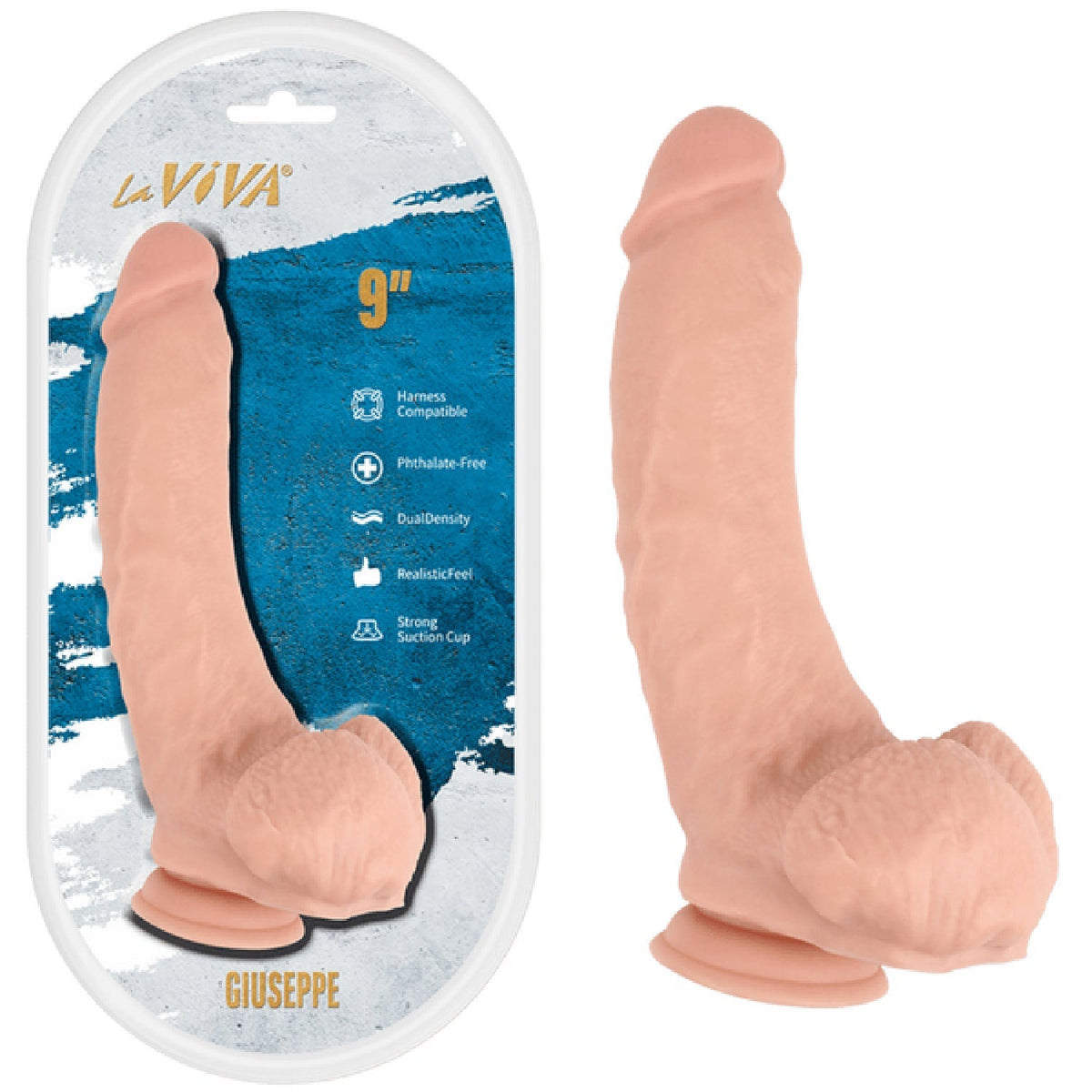 Giuseppe 9 Inch Dildo > Dildos > Realistic Dildos - Tophatter Daily Deals