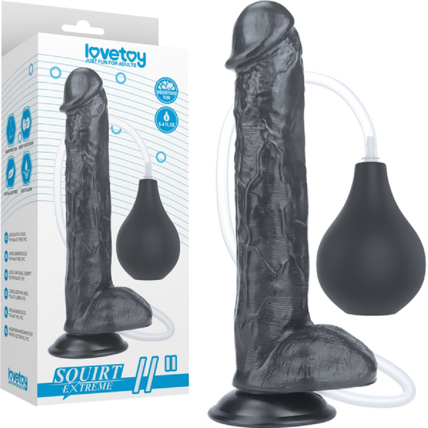 LoveToy Squirt Extreme – 11 Inch Realistic Squirting Dildo > Dildos > Squirting Dildos - Tophatter Daily Deals