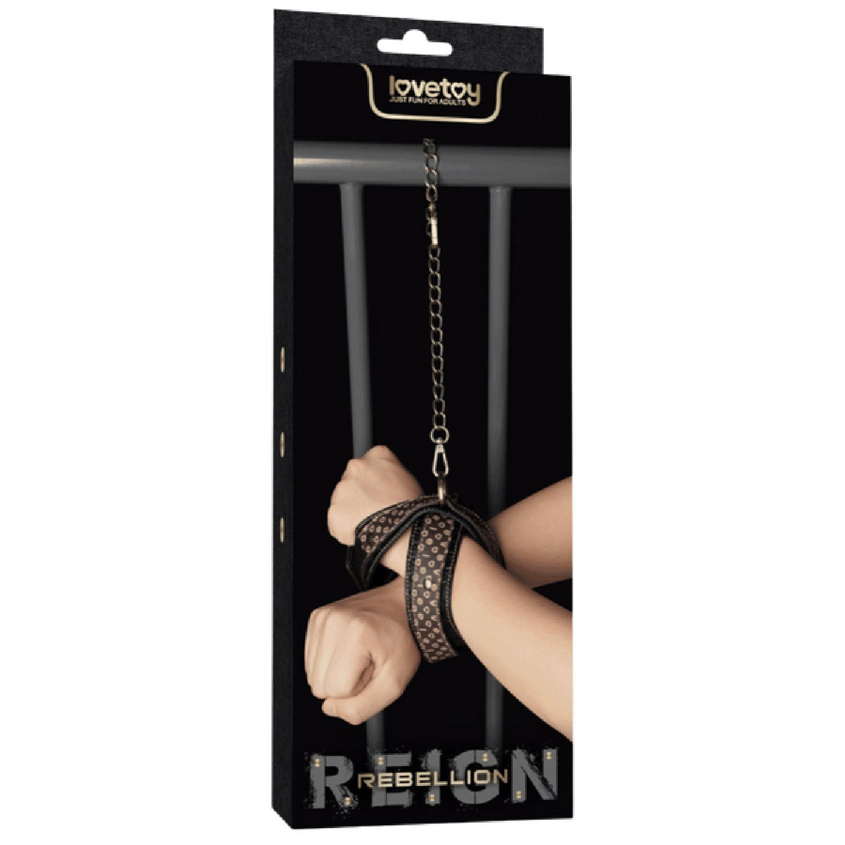Rebellion Reign Crossed Handcuffs – Premium PU Wrist Cuffs with Velcro Closure > Bondage Gear > Restraints - Tophatter Daily Deals