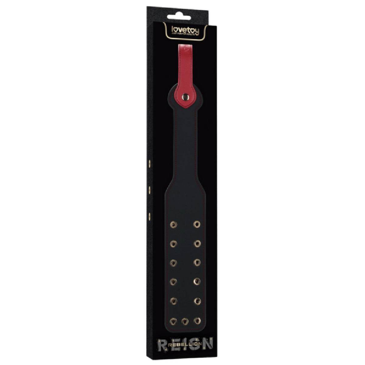 Rebellion Reign Dual-Branch Paddle – Durable PU Sensory Paddle 15 Inch > Bondage Gear > Paddles - Tophatter Daily Deals