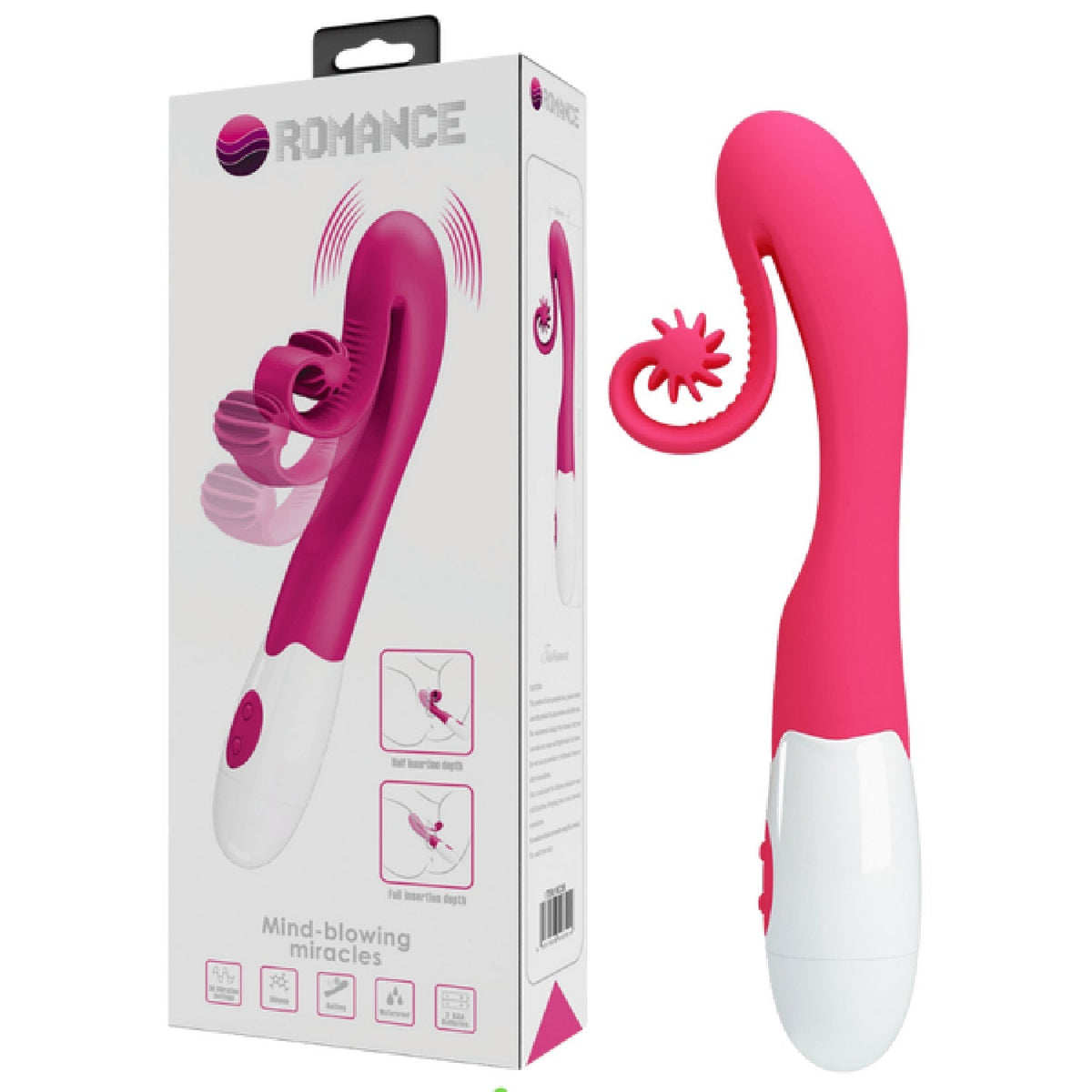 Rechargeable Tatianna (Pink) – Ergonomic Silicone Vibrator with 30 Modes > Vibrators > Unconventional - Tophatter Daily Deals