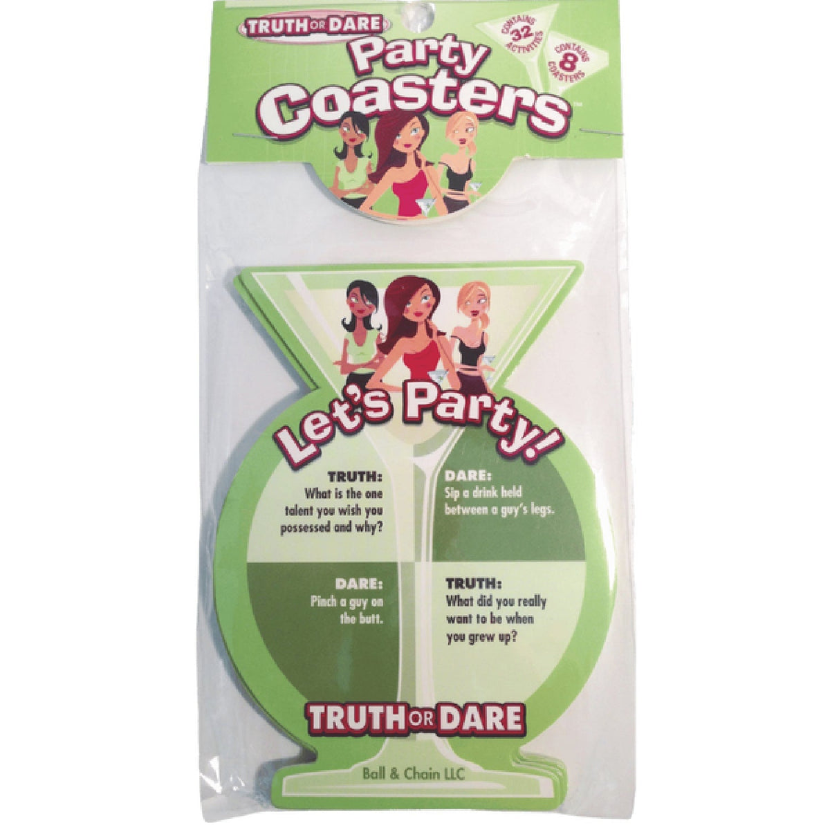 Truth or Dare Party Coasters – Party Game Accessories > Novelties > Party Supplies - Tophatter Daily Deals
