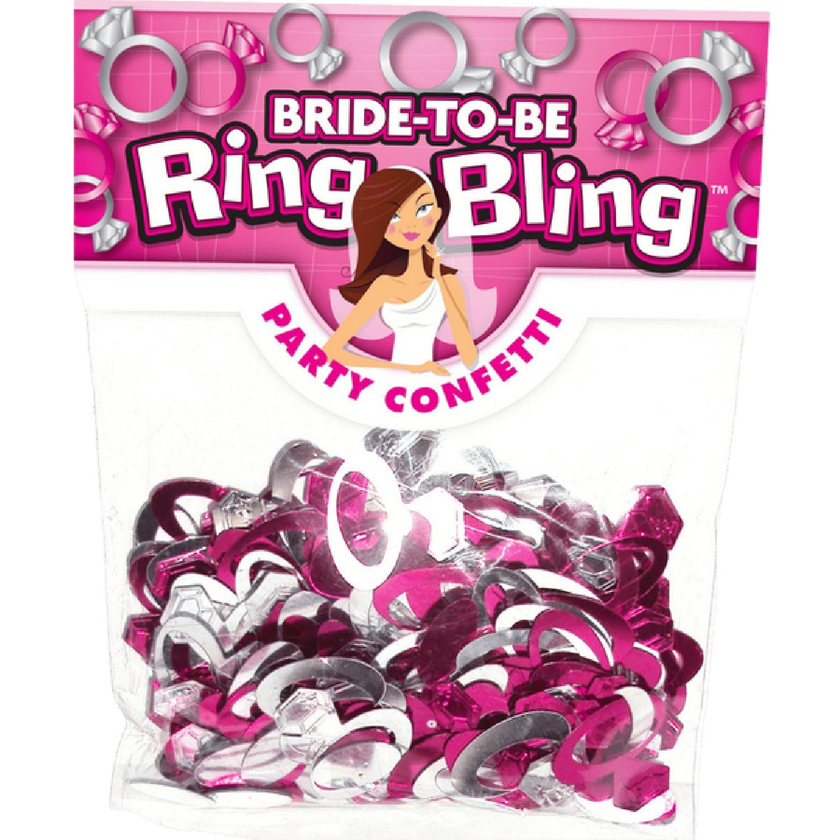 Bride To Be - Ring Bling Party Confetti – Decorative Party Confetti > Novelties > Bachelor & Bachelorette Items - Tophatter Daily Deals