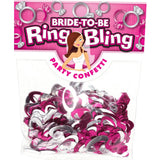 Bride To Be - Ring Bling Party Confetti – Decorative Party Confetti > Novelties > Bachelor & Bachelorette Items - Tophatter Daily Deals