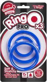 RingO Pro X3 – Durable True Silicone Cock Ring Set with Three Sizes > Cock Ring > Sets - Tophatter Daily Deals