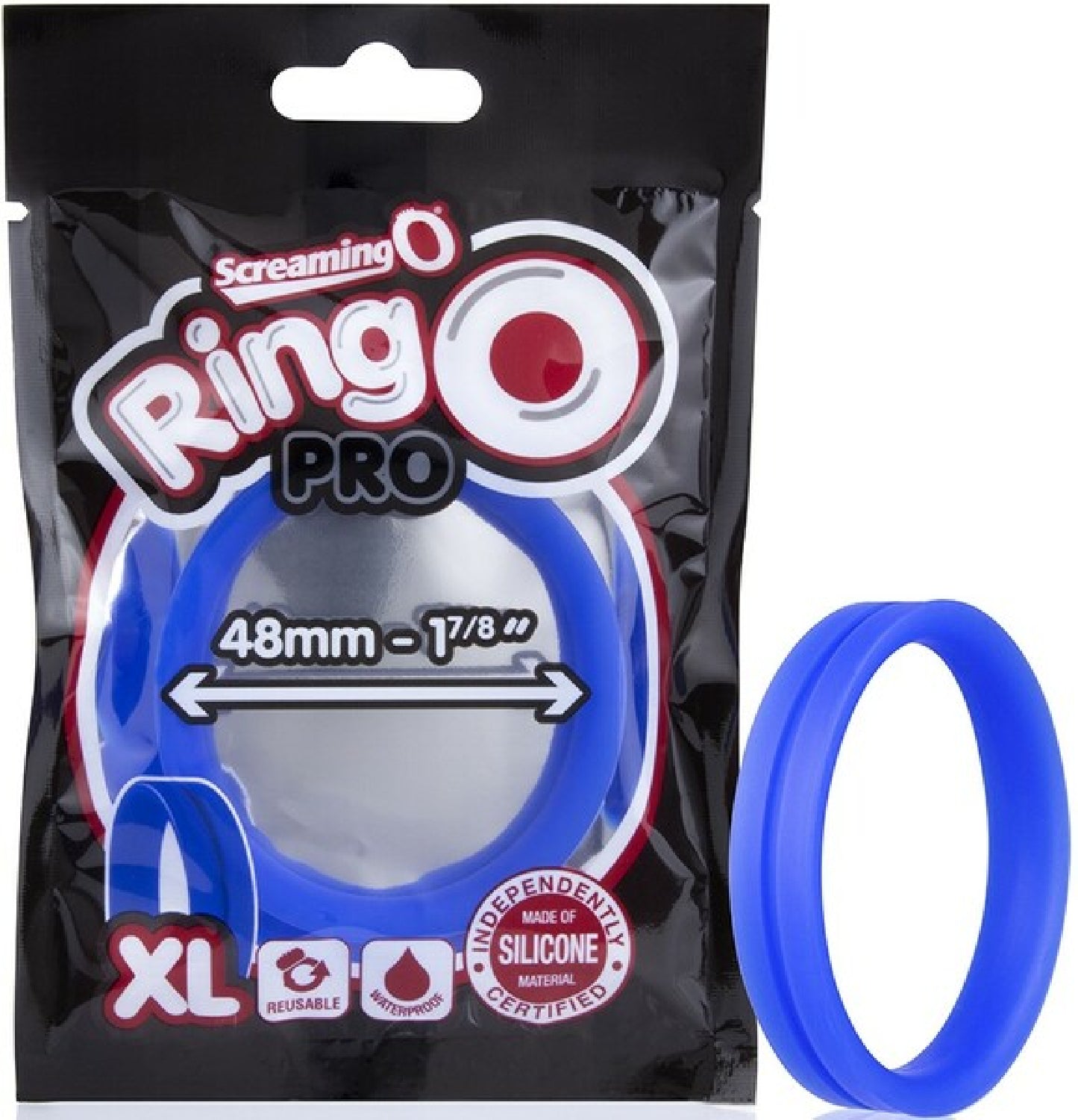 RingO Pro XL – Body-Safe Stretchy Penis Ring With Wider Band > Cock Ring > Single - Tophatter Daily Deals