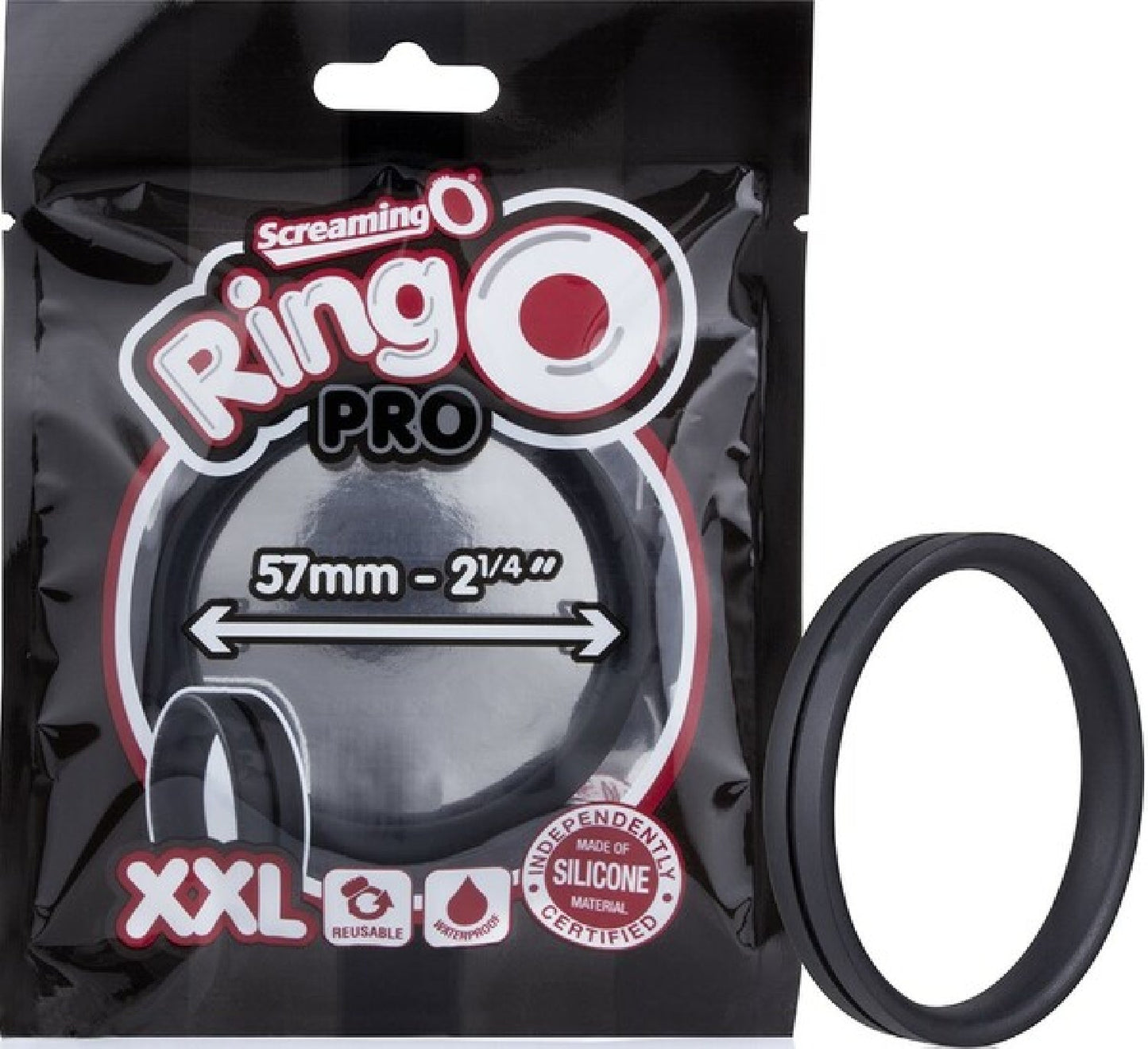 RingO Pro XXL – Stretchy 2.25 Inch Diameter Silicone Erection Enhancer Ring > Cock Ring > Single - Tophatter Daily Deals