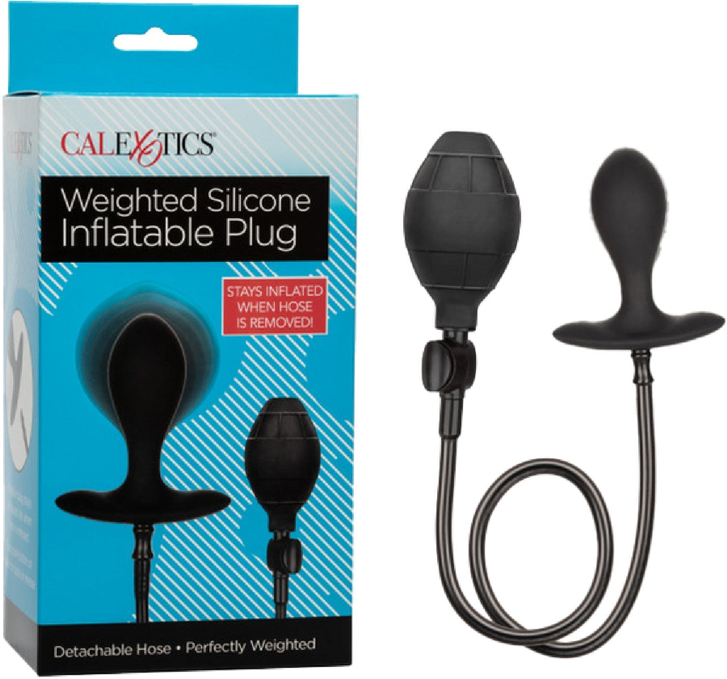 CalExotics Weighted Silicone Inflatable Plug – Inflatable Weighted Anal Plug > Anal Range > Tunnel and Stretchers - Tophatter Daily Deals