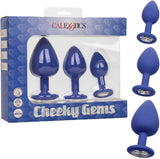 Cheeky Gems – Anal Training Kit with Three Graduated Anal Plugs > Anal Range > Butt Plug Kits - Tophatter Daily Deals