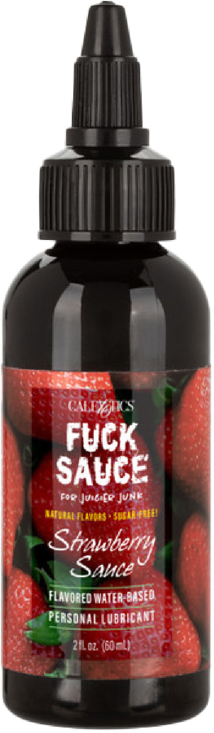 Fuck Sauce Flavored Water-Based Lubricant – 2 Fl. Oz. Strawberry | Watermelon > Lube > Flavoured - Tophatter Daily Deals