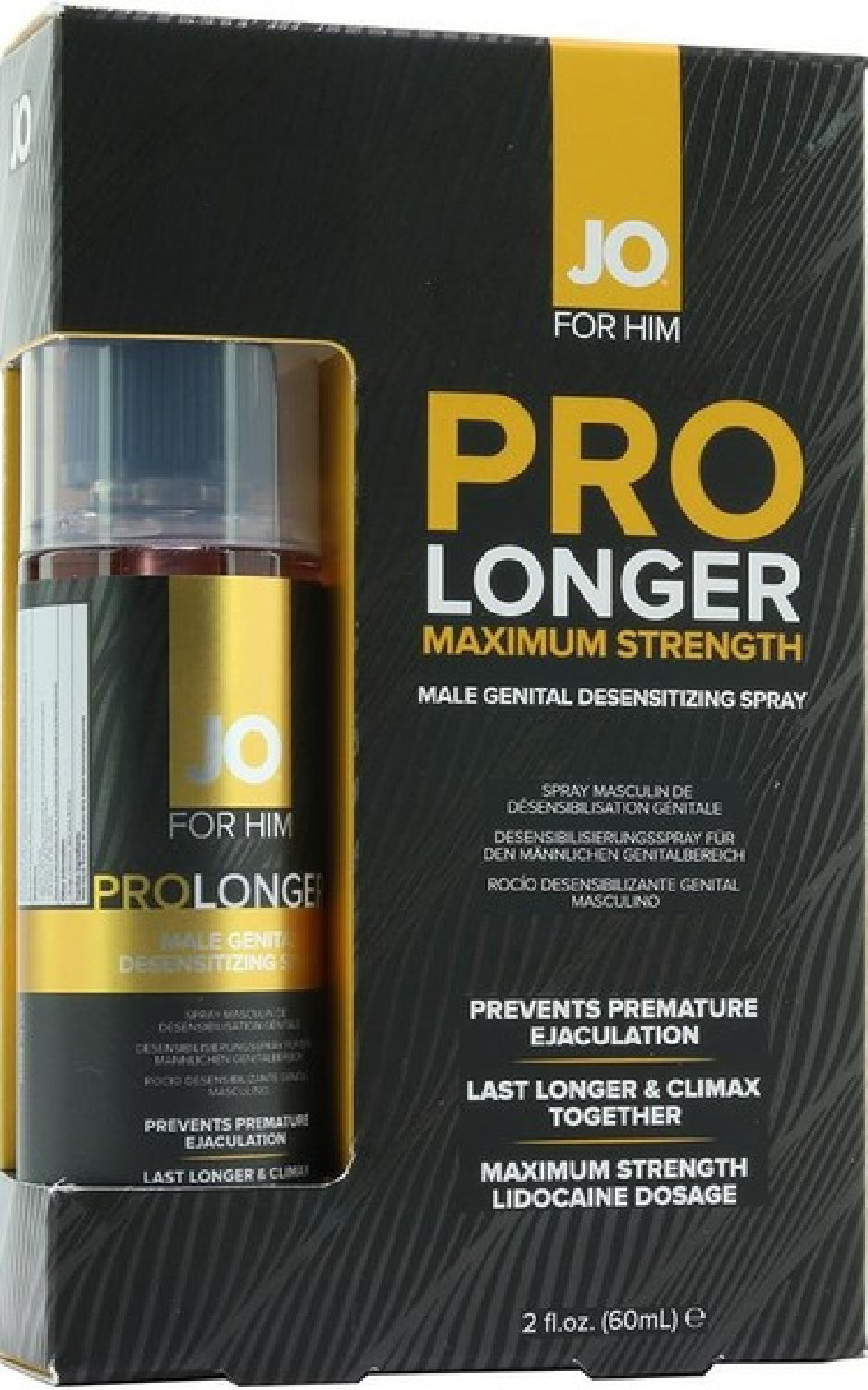 JO Prolonger Maximum Strength Spray (60ml) > Essentials > Mens Enhancers - Tophatter Daily Deals