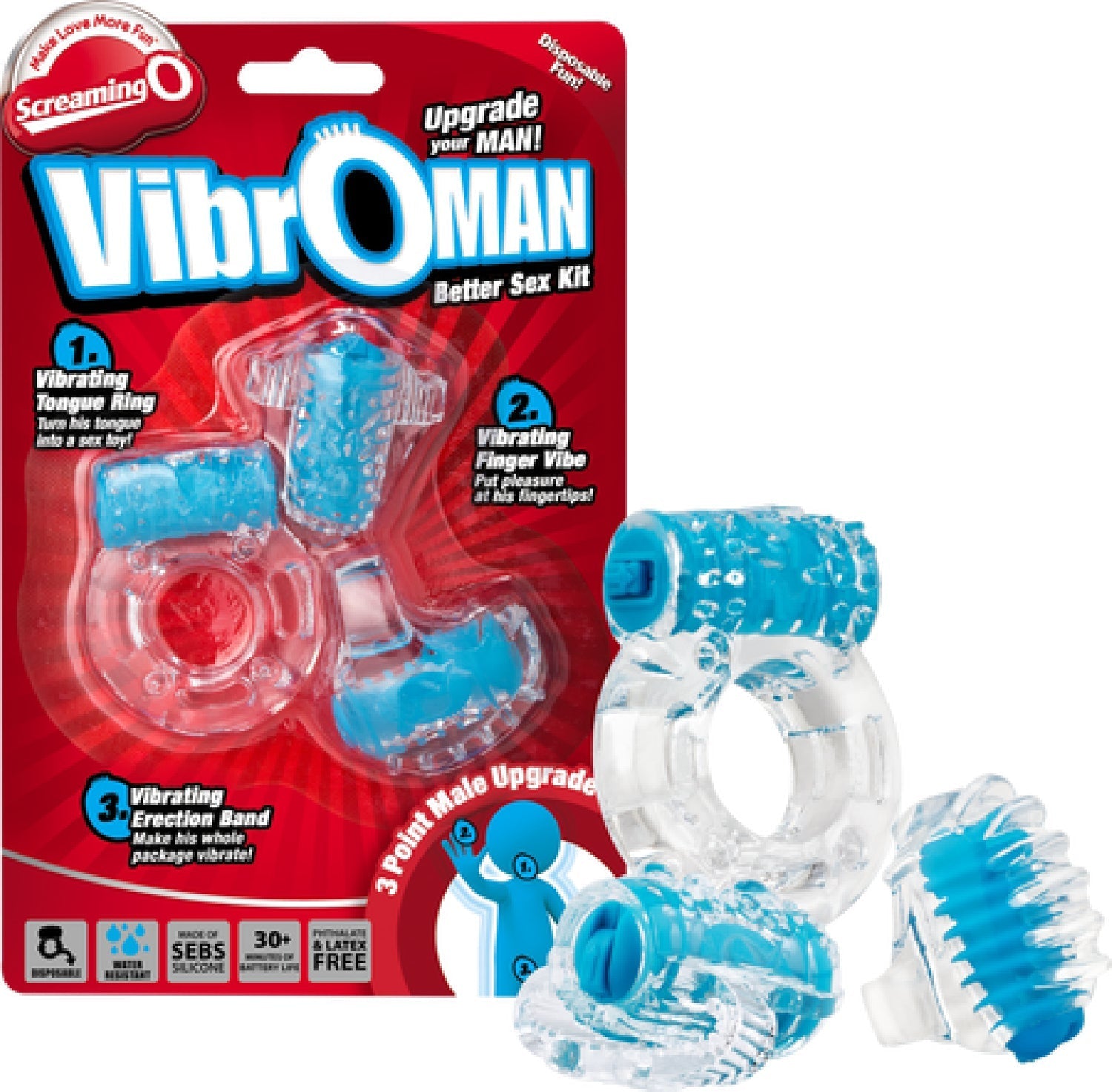 Vibroman Starter Kit – Mini Vibrators Exploration Sex Toy Set > Sex Toys > Couples Toys - Tophatter Daily Deals